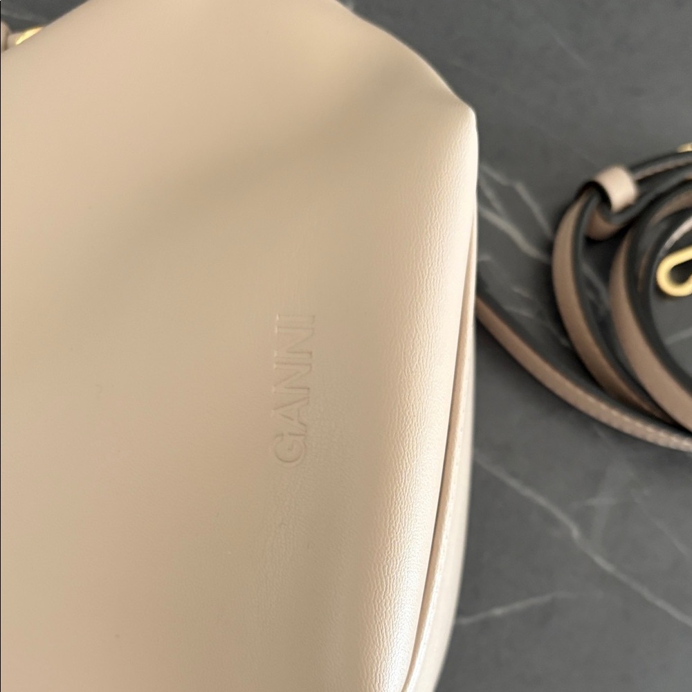 Ganni Light Grey Mini Bou Bag - Picture 6 of 9